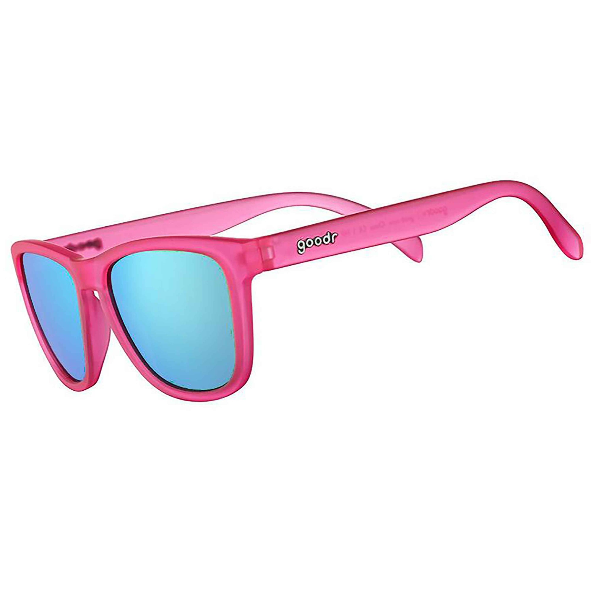 Goodr Sunglasses Flamingos on a Booze Cruise OG Sunglasses in Pink