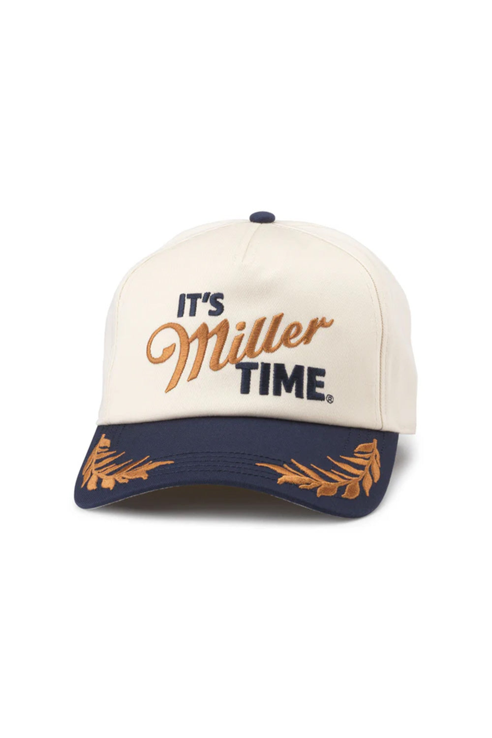 American Needle Miller Time Club Captain Hat for Men in Ivory