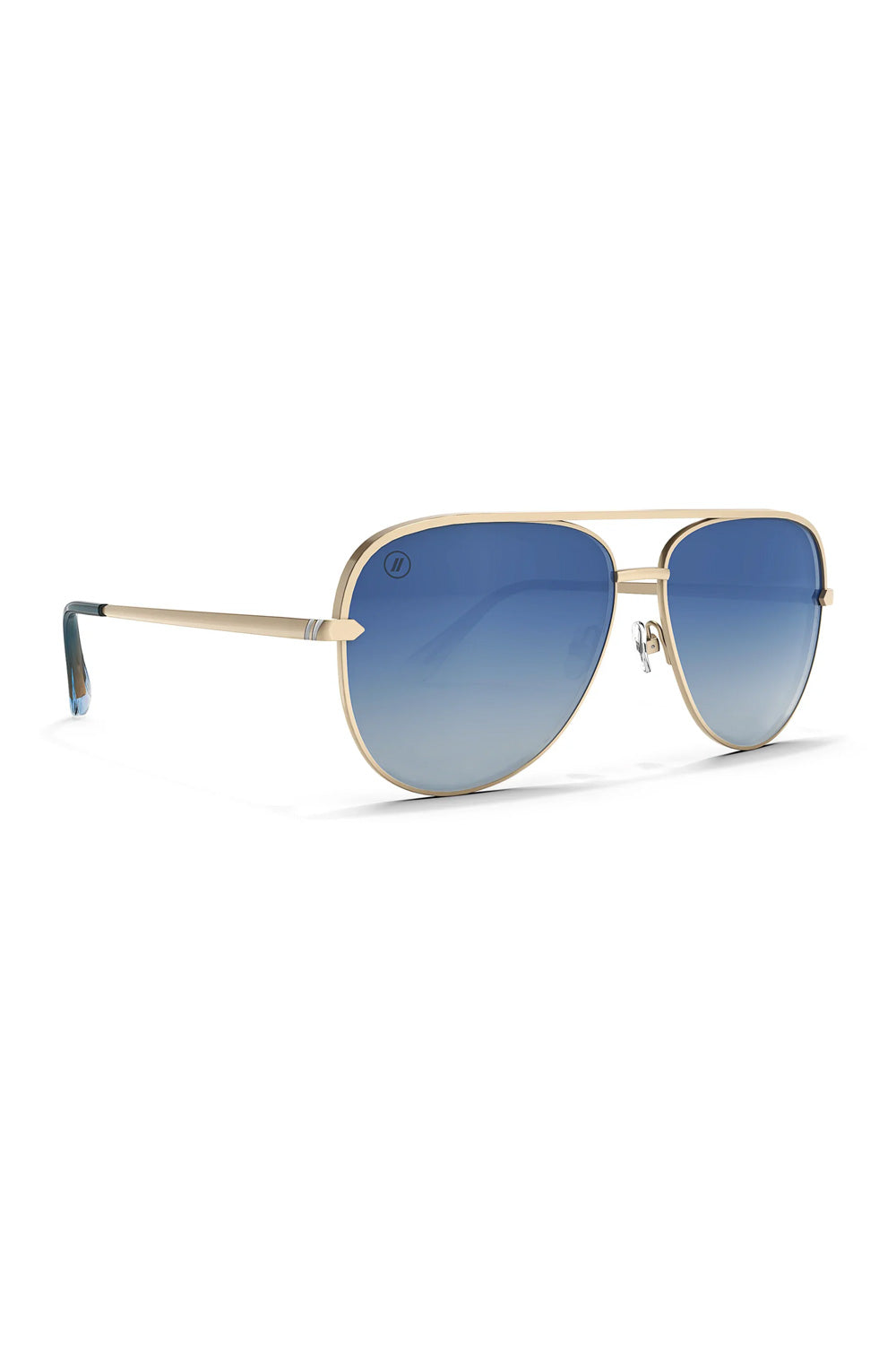 Blenders Shadow Sunglasses in Matte Gold