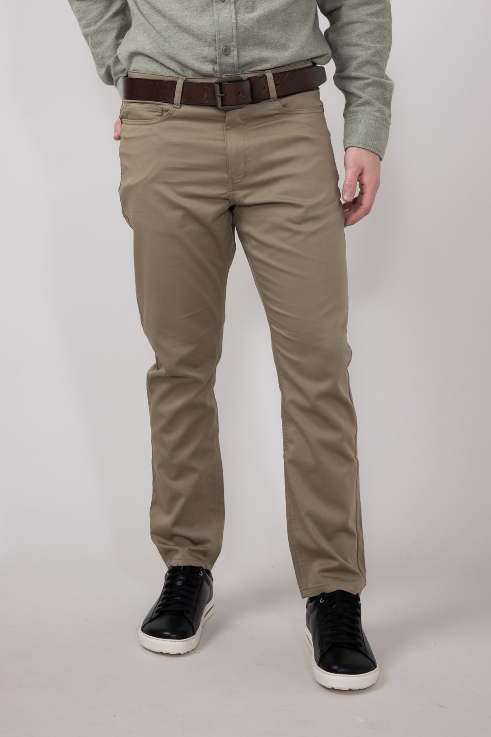 Copper & Oak Air Lux Pants for Men in Suede Khaki