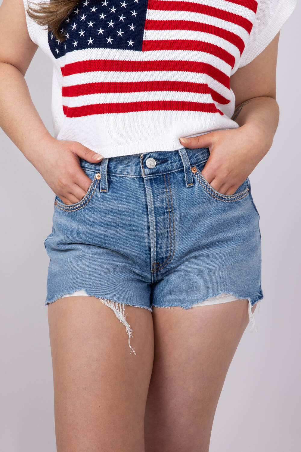 Levi’s 501 Short Switch Stitch Denim Shorts for Women