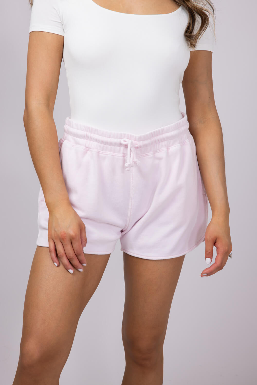 Super Soft Lounge Dolphin Shorts for Women in Pink
