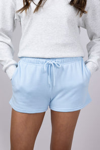 1897 Active Basic Fleece Shorts for Women in Blue