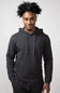 1897 Active Diamond Weave Hoodie for Men in Charcoal
