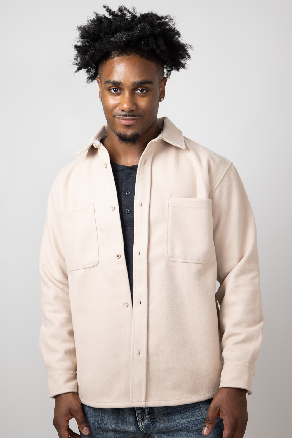 1897 Original Heavy Shacket for Men in Cream