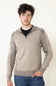 1897 Original 1/4 Zip Mock Neck Sweater for Men in Oatmeal