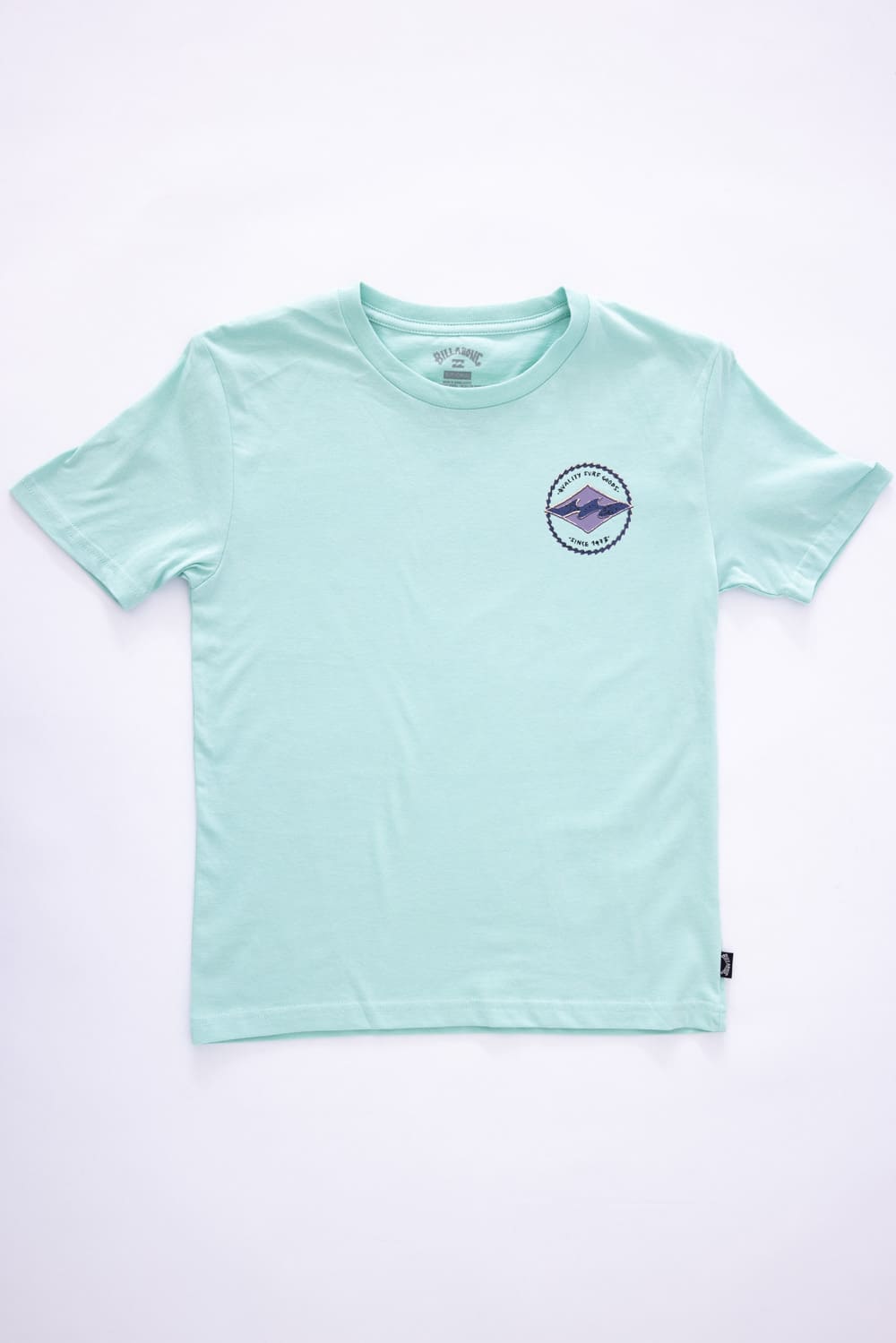 Billabong Youth Orbit Arch T-Shirt for Boys in Mint Blue 