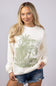Billabong Paradise Awaits Sweatshirt for Women in White Cap