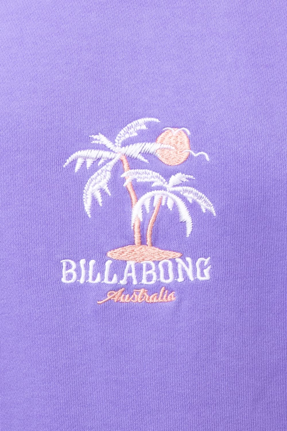 Billabong Palmy Brooklyn Crewneck for Women in Purple Punch