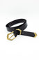 Boho Triangular Belt for Women in Black