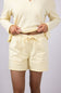 C&C California Carmen Sunwashed French Terry Shorts for Women in Yellow | 89J03125-BEIGE
