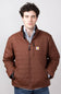Carhartt Rain Defender Insulated Rain Jacket for Men in Mocha