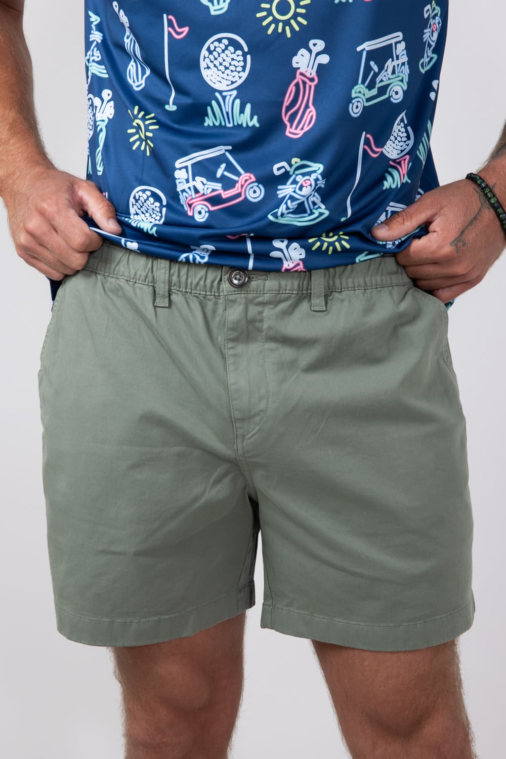 Chubbies The Forest Originals 5.5” Shorts for Men in Green