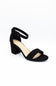 City Classified Cake Block Heels for Women in Black