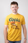 Coors Banquet Coors Rodeo Horse T-Shirt for Men in Yellow