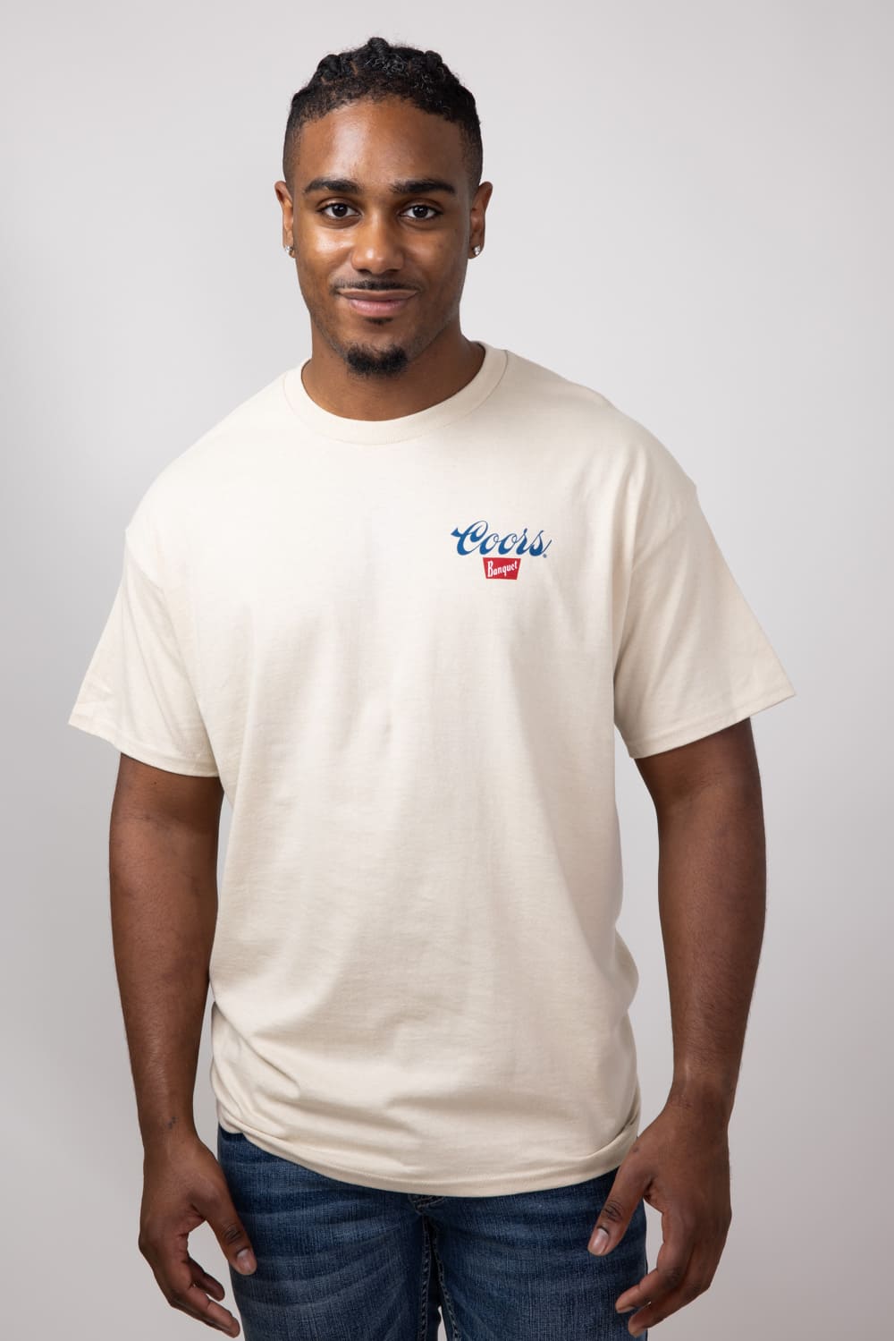 Coors Banquet Heritage T-Shirt for Men in Sand