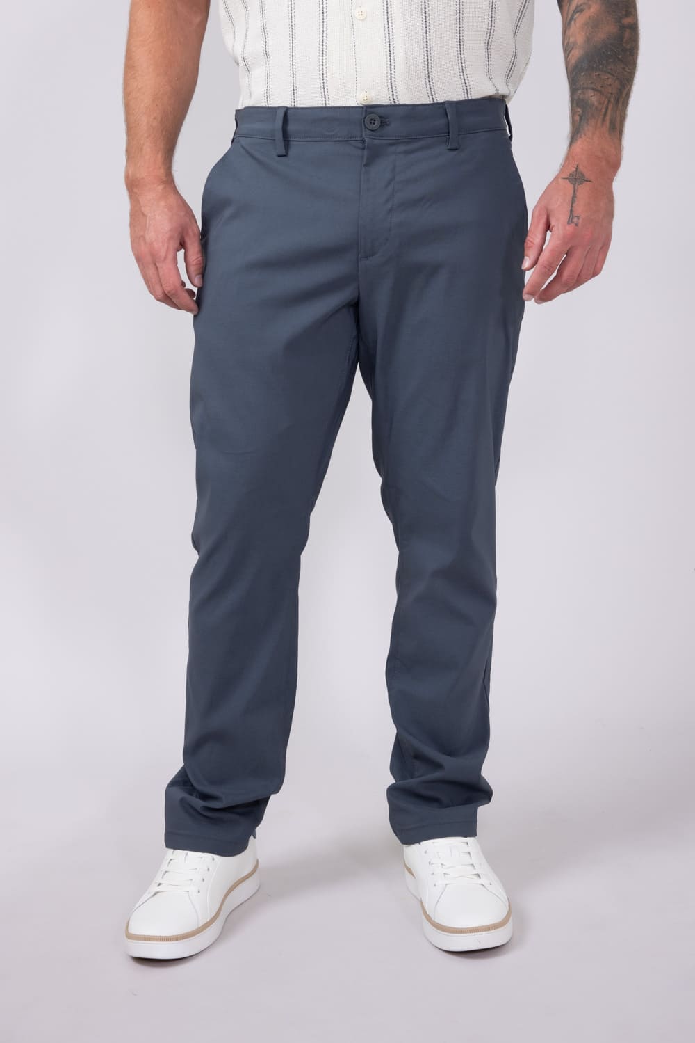 Copper & Oak Faille Trouser Pants for Men in Charcoal