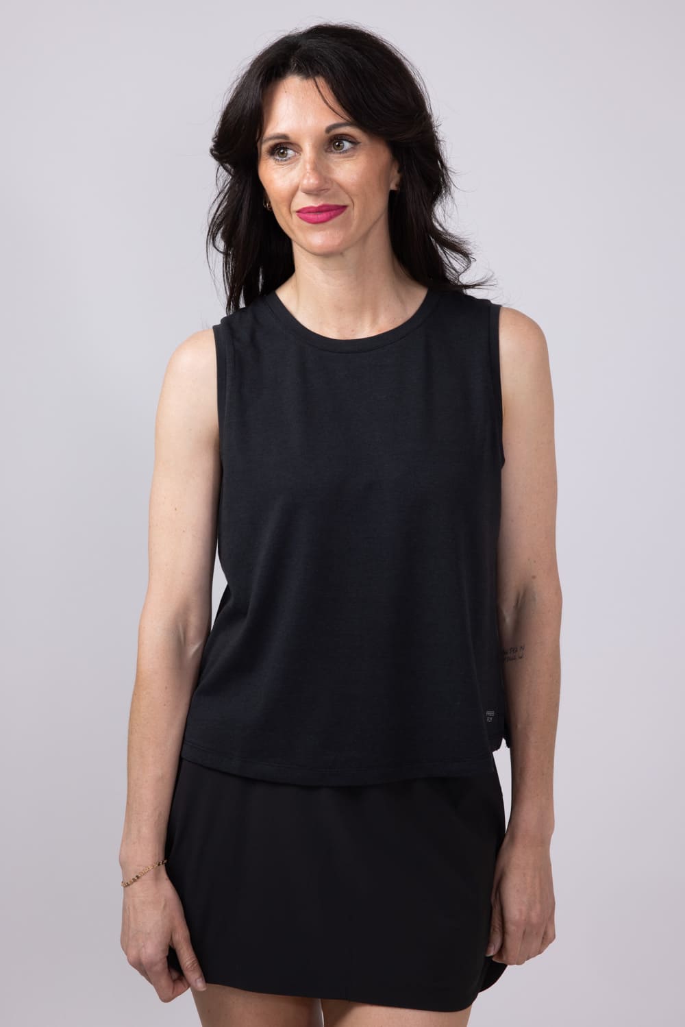 Free Fly Bamboo Current Tank for Women in Black
