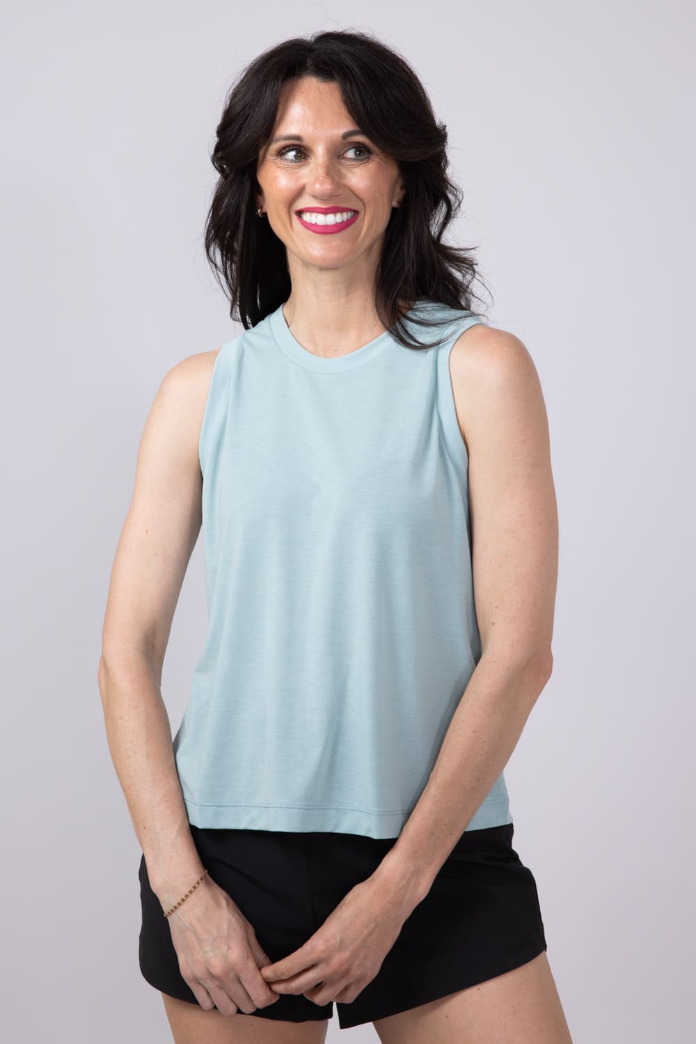 Free Fly Elevate Lightweight Tank Top for Women in Light Blue