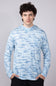 Free Fly Bamboo Lightweight Hoodie for Men in Blue Camo