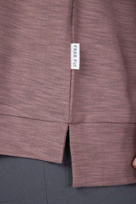 Free Fly Bamboo Lightweight Slub Hoodie for Women in Fig Purple | WSLH-FIG