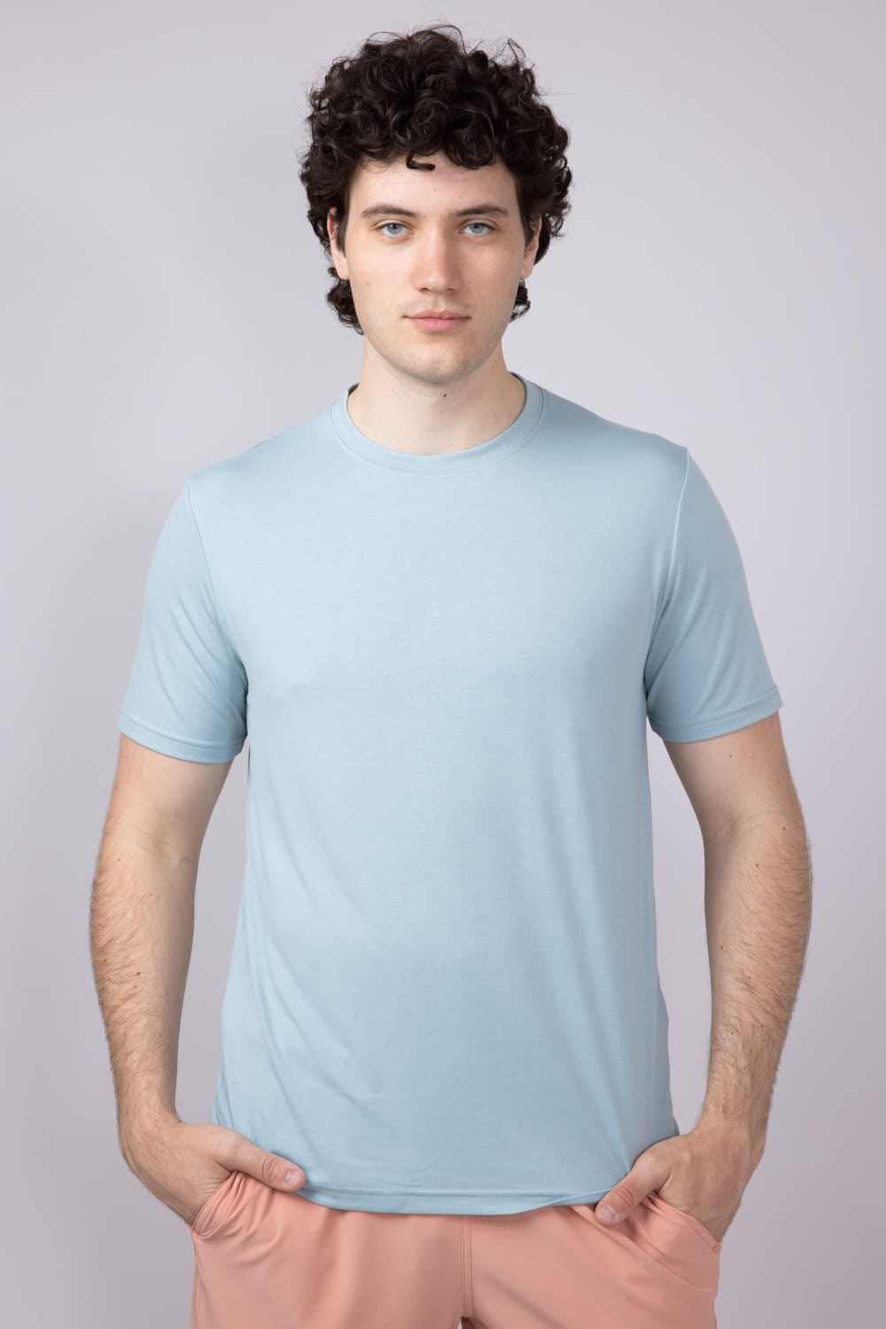 Free Fly Bamboo Motion T-Shirt for Men in Ocean Mist