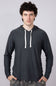 Free Fly Bamboo Slub Hoodie II for Men in Black Sand