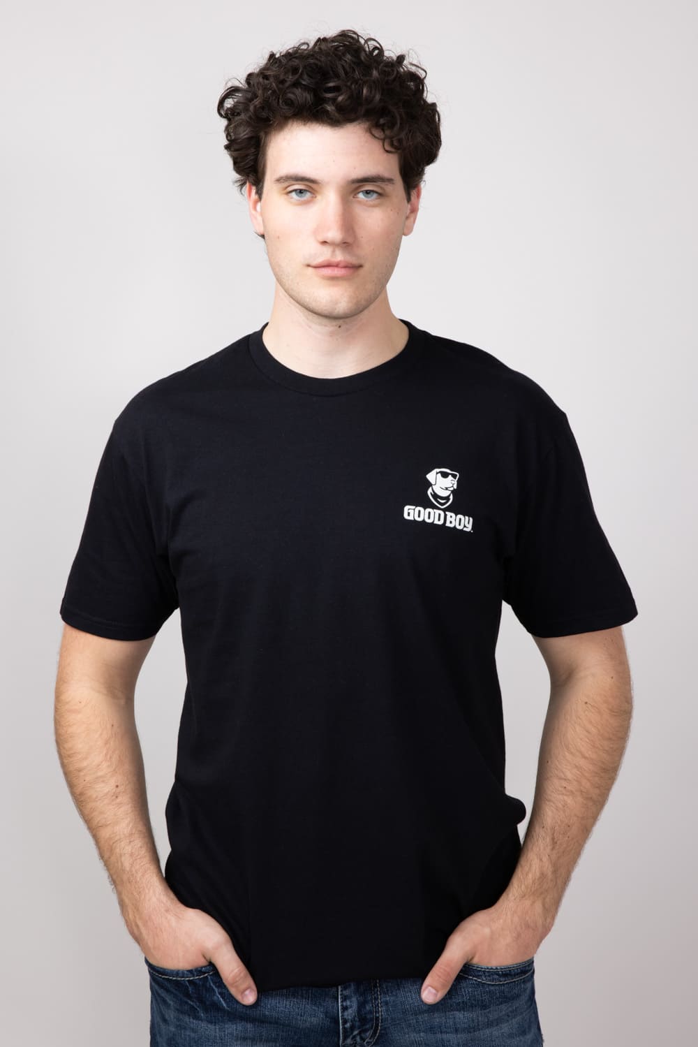 Good Boy Camo Dog T-Shirt for Men in Black