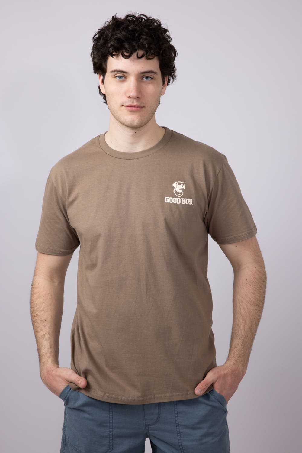 Good Boy Pack T-Shirt for Men in Brown