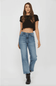Hidden High Rise Ella Wide Straight Leg Jeans for Women