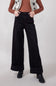 Hidden High Rise Clean Stretch Wide Leg Jeans for Women in Black
