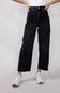 High-Rise Slouchy Barrel Jeans for Women in Black