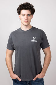 Hunt Club Dog T-Shirt for Men in Pepper