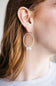 Hoop Knot Earrings for Women in Silver