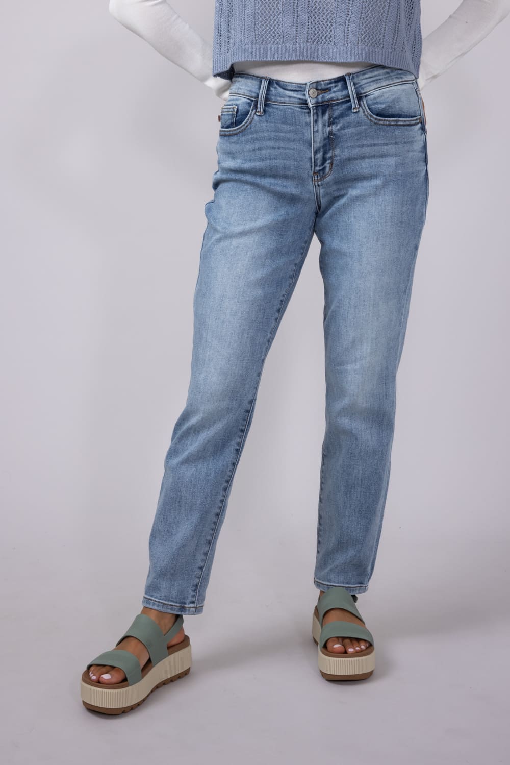 Judy Blue Mid Rise Slim Fit Jeans for Women