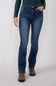 KanCan High Rise Medium Wash Clean Skinny Bootcut Jeans for Women