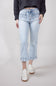 KanCan Mid Rise Cropped Flare Jeans for Women