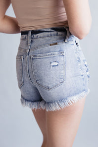 KanCan x Glik’s Best Friend Light Wash Denim Shorts for Women