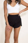Love Tree Lined Active Shorts for Women in Black