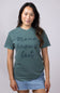 Mama Knows Best T-Shirt for Women in Green