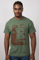 Miller Wildlife Dogs and Ducks T-Shirt for Men in Green
