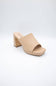 Pierre Dumas Lois Platform Heels for Women in Nude