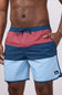 Quiksilver Surfsilk Tijuana Striped Volley 7” Shorts for Men in Navy