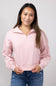 Reflex ¼ Zip Johnny Collar Pullover for Women in Pink