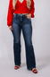 Risen Jeans High Rise Bootcut Jeans for Women