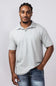 Simply Southern Knit Polo Shirt for Men in Grey