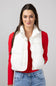 Simply Southern Lightweight Packable Vest for Women in Ivory