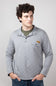 Simply Southern Quilted Pullover for Men in Ash