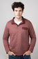Simply Southern Quilted Pullover for Men in Garnet