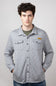 Simply Southern Quilted Shacket for Men in Ash